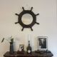 Miroir gouvernail en bois