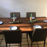 Lot of 10 plates with blue speckled blue Ceraminter