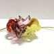 Large Polychrome Murano Glass Ashtray / Vide-Poche attr. to Toso, Italy