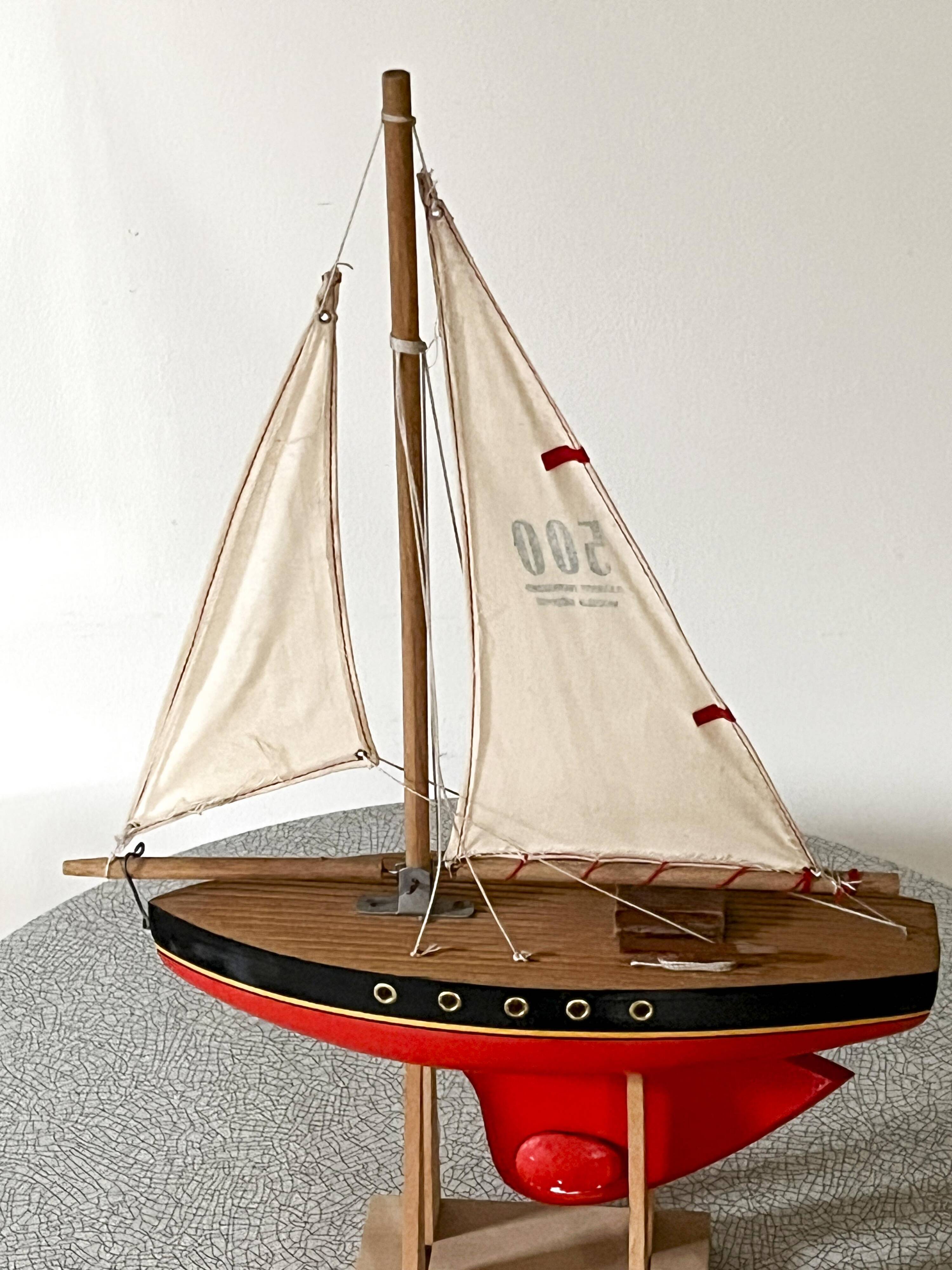 Tirot 500 basin sailboat, vintage toy.