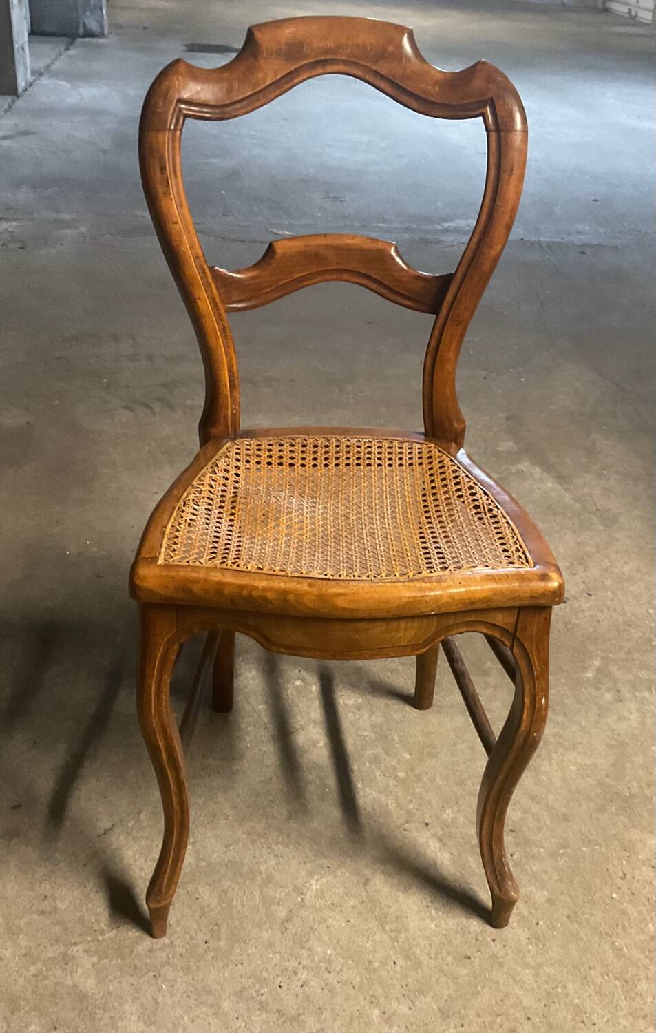 Chaise osier adulte vintage