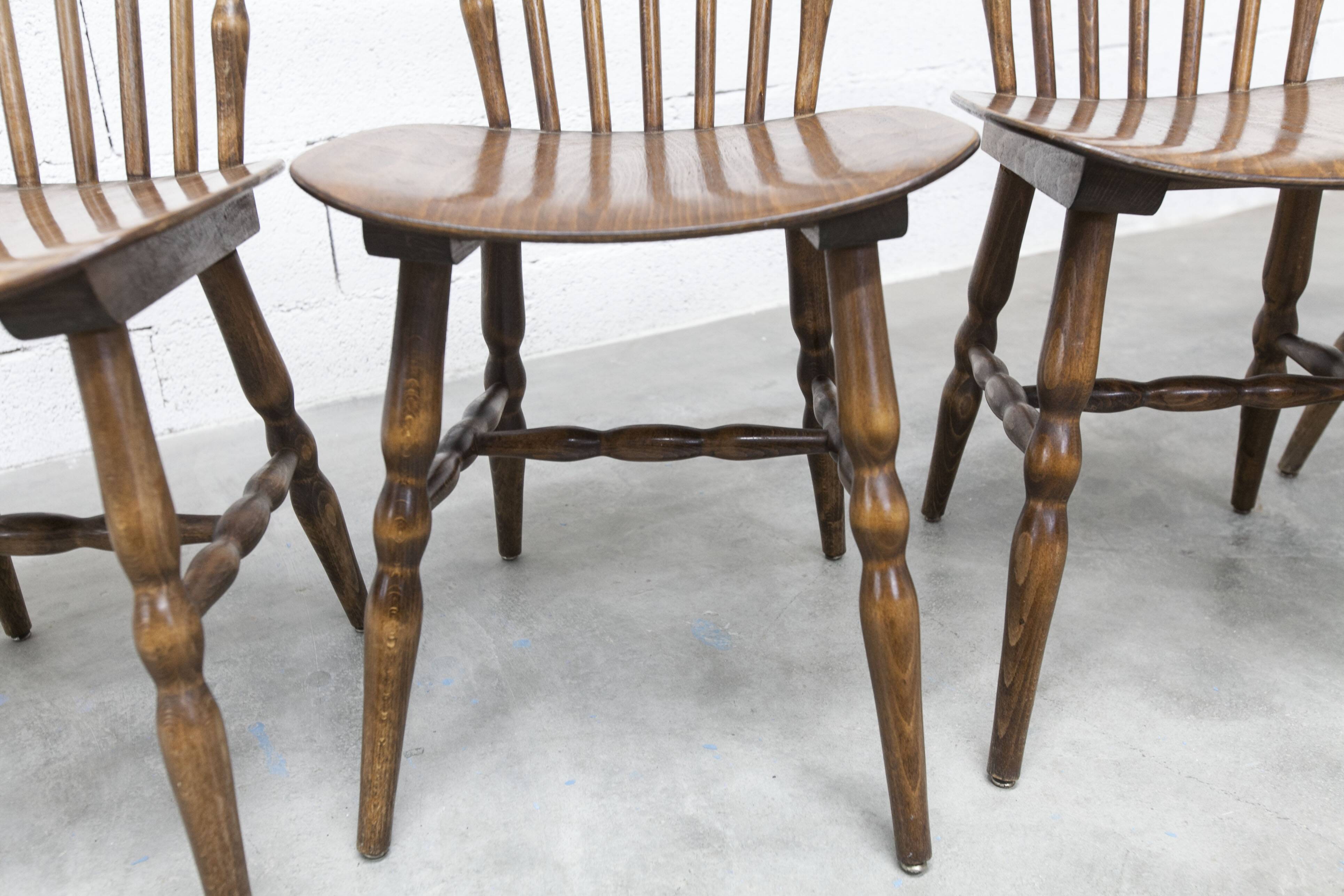 Set of 4 Baumann chairs, Florida model, 1970, superb condition