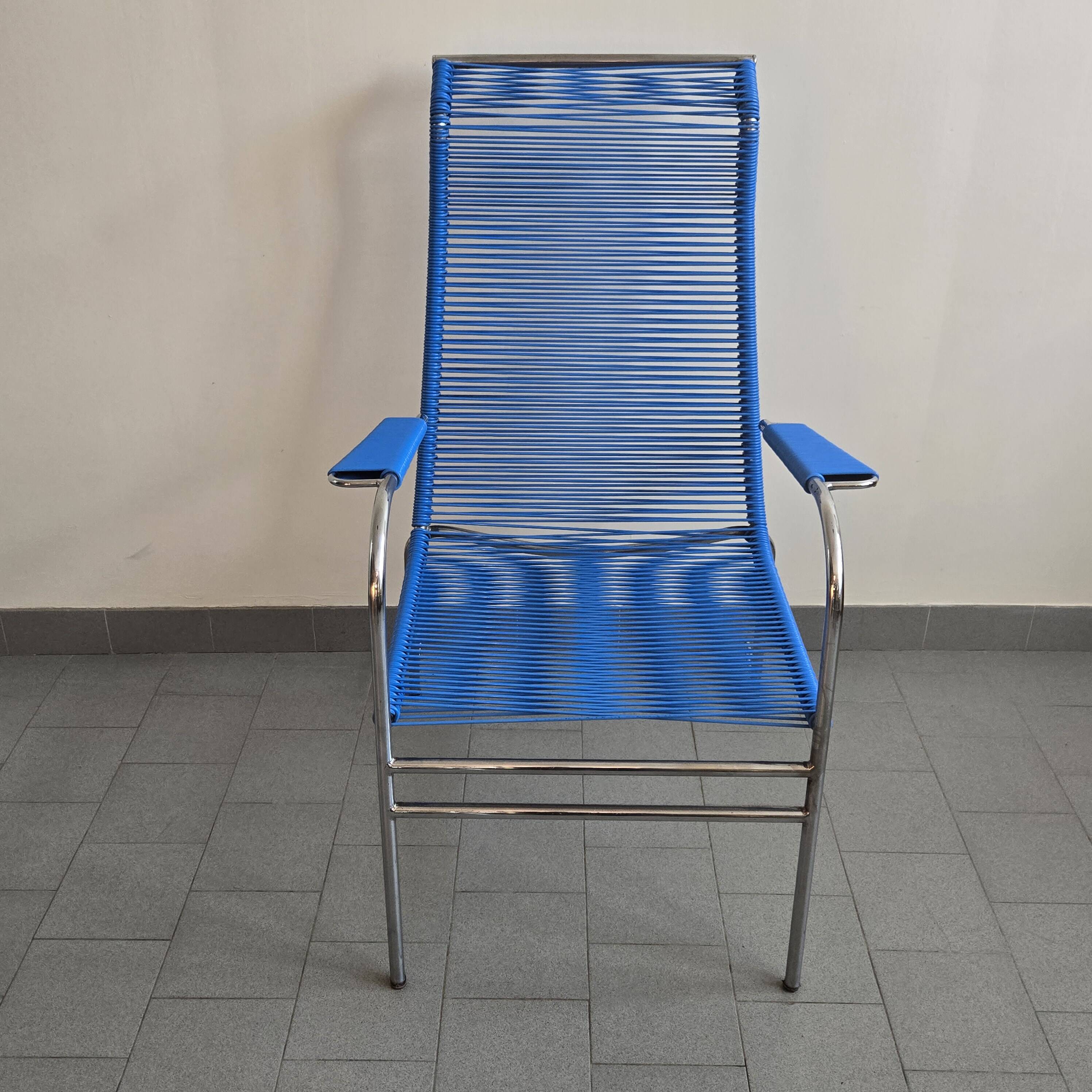 Vintage 1960s Scoubidou armchair