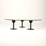 Pepper Young glass coffee table by Philippe Starck for Disform, 1980s