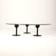 Table basse en verre Pepper Young par Philippe Starck pour Disform, 1980s