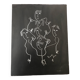 Original drawing abstract faces Yves Nivelle