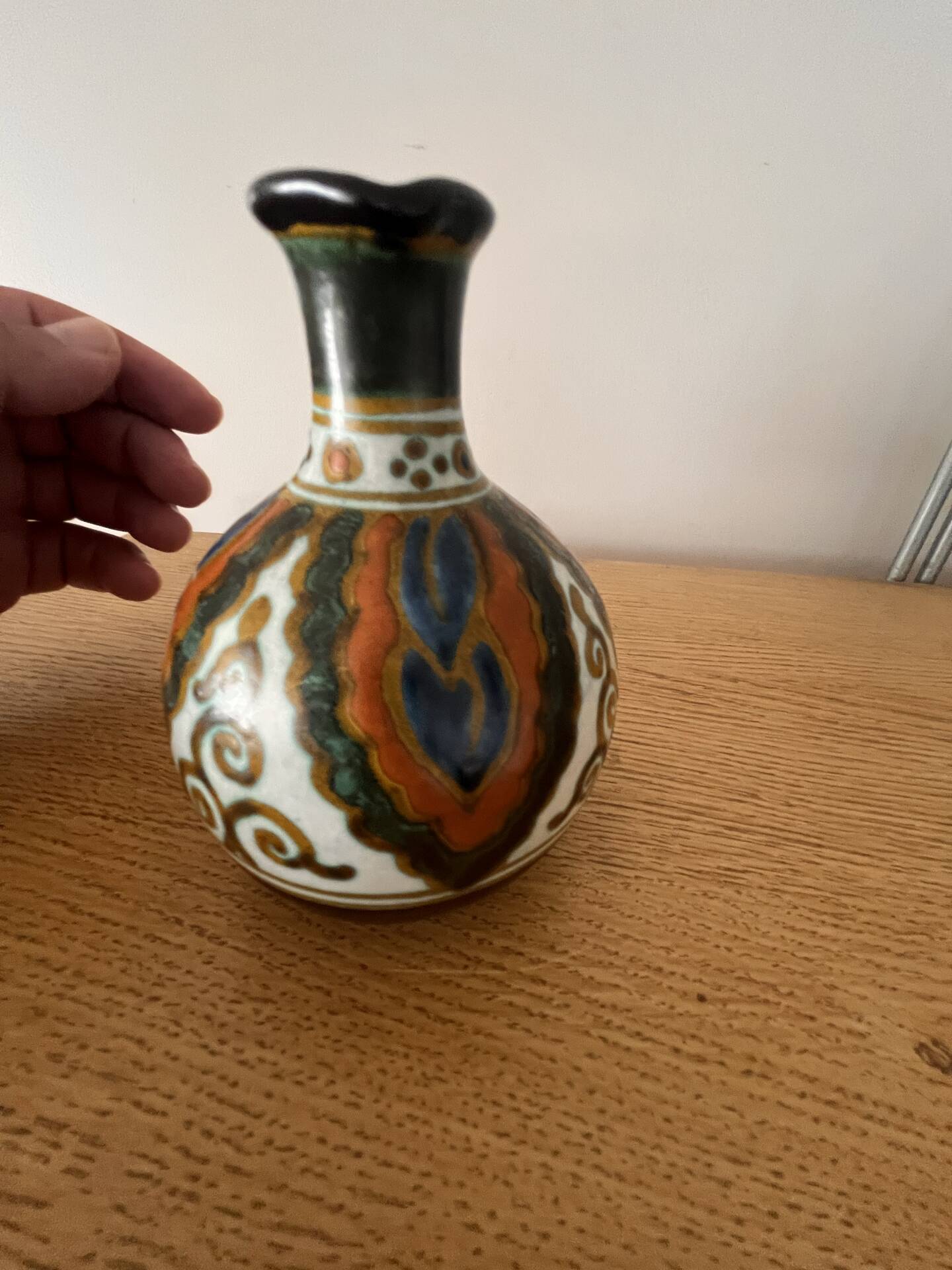 Small ceramic jug Gouda Holland