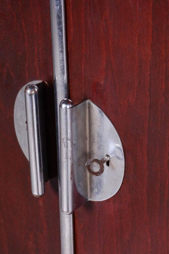 Bauhaus Walnut Wardrobe attributed to Vichr a Spol, Czechia, 1939
