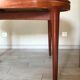 Scandinavian table Samcom design Arne Hovmand Olsen Denmark 60s