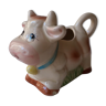 Pot à lait en forme de vache en faience