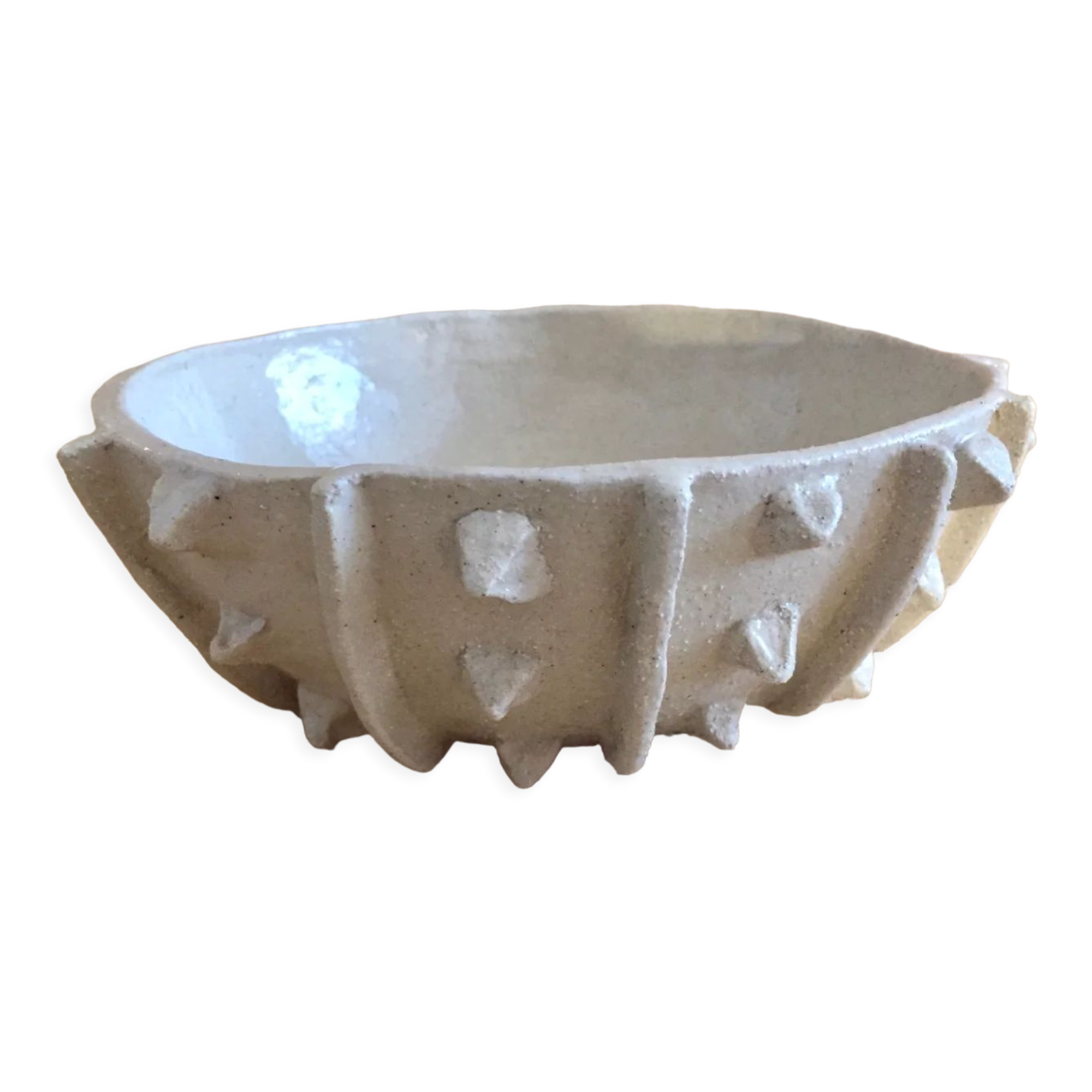 Handmade stoneware cutting