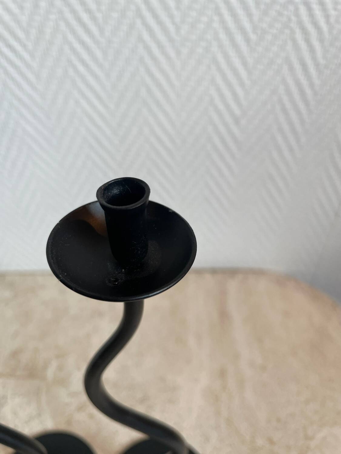 Pair of Hysteria France candlesticks 1990