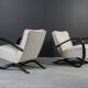 Set of two Art Deco Armchairs by J. Halabala, Model H269, 1930s