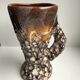 Ceramic vase Fat Lava 70s
