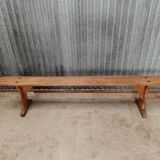 Solid wood farm bench (cherry)