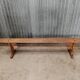 Solid wood farm bench (cherry)