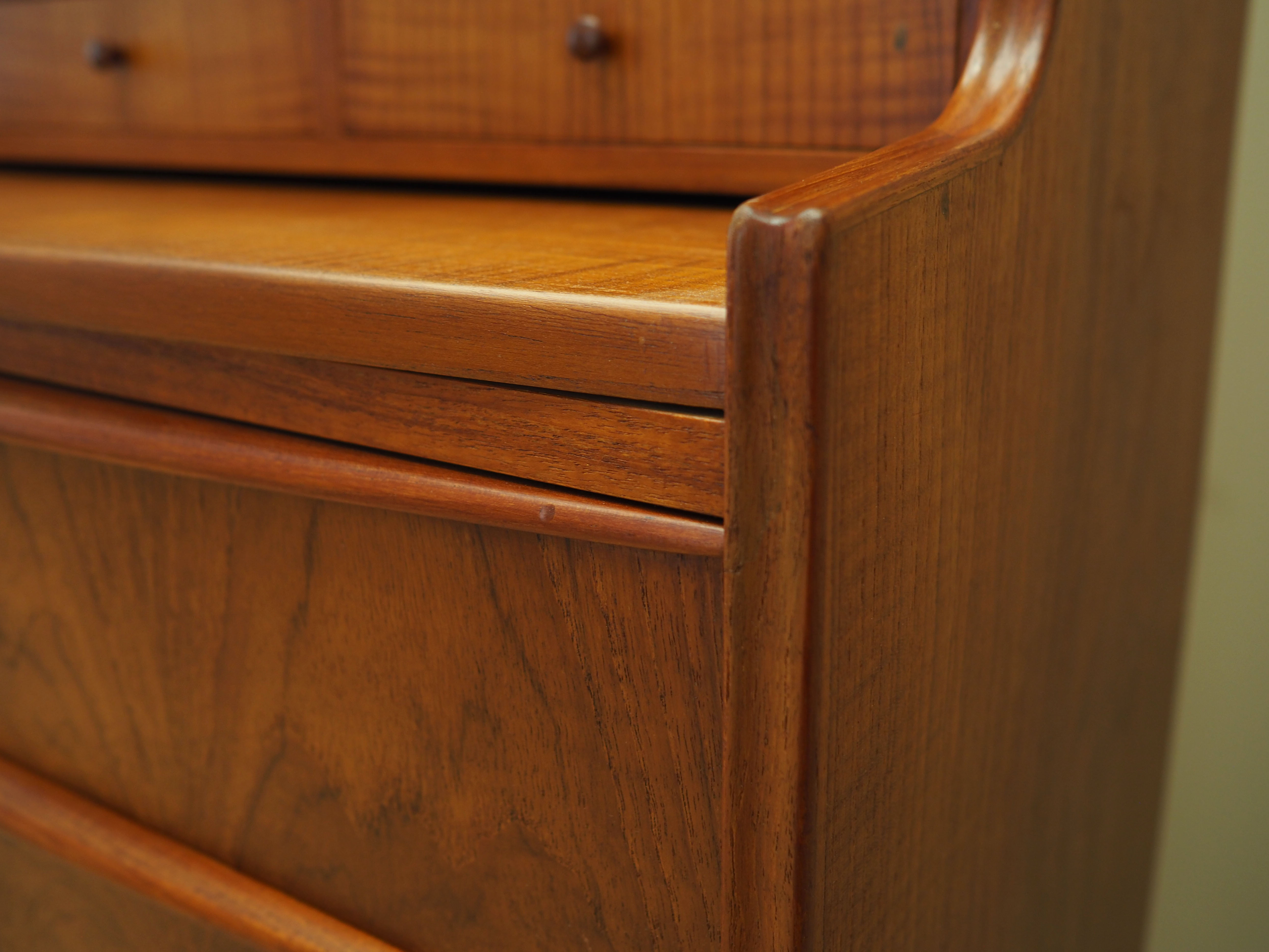 Teak secretary, Danish design, 1970s, production: Denmark