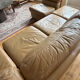 Lot de 5 chauffeuses en cuir vintage
