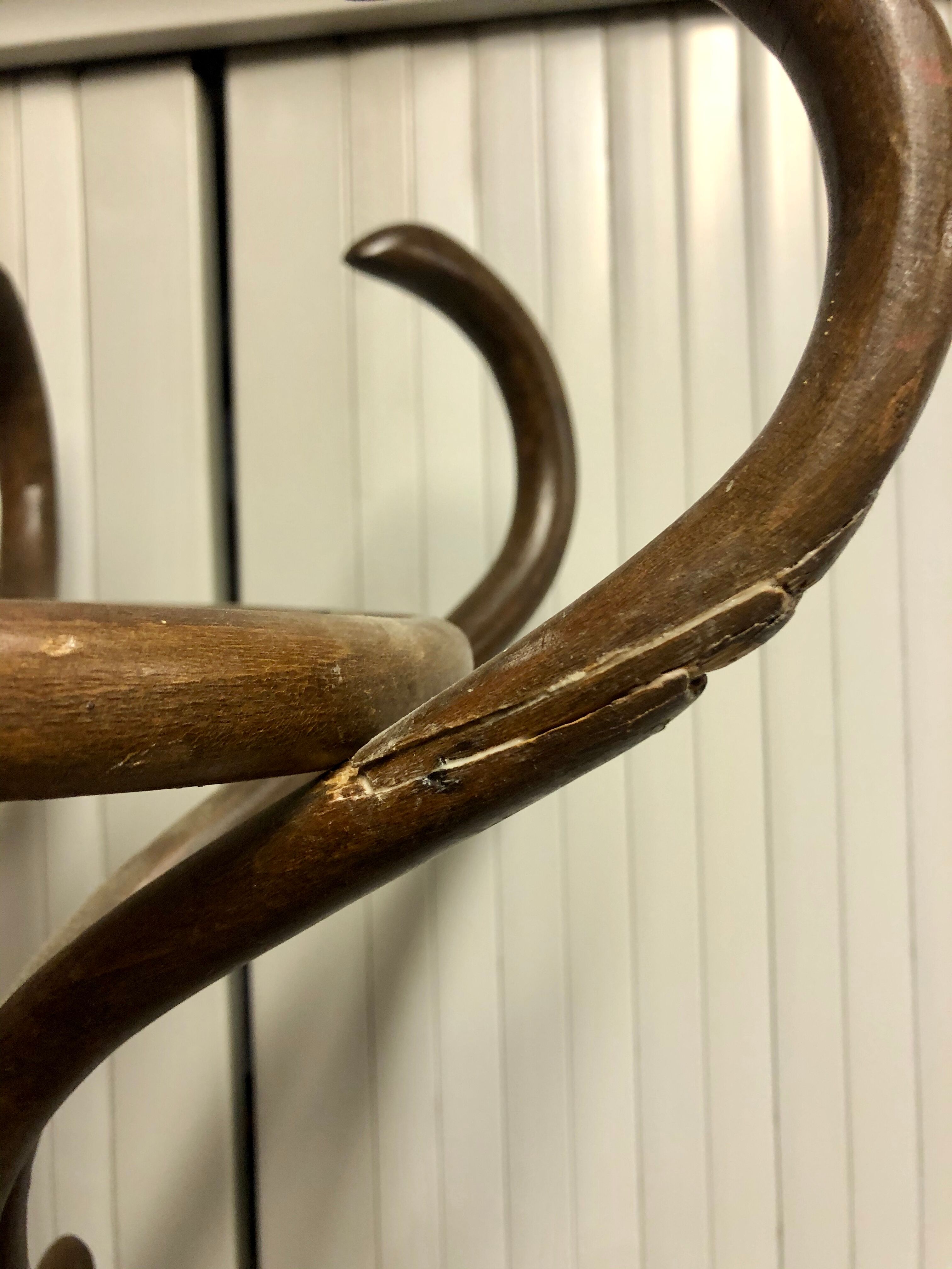 Wooden coat hanger