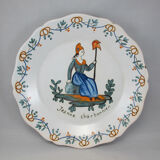 Assiette en faïence nevers n°3