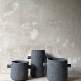 Papier-mâché vase