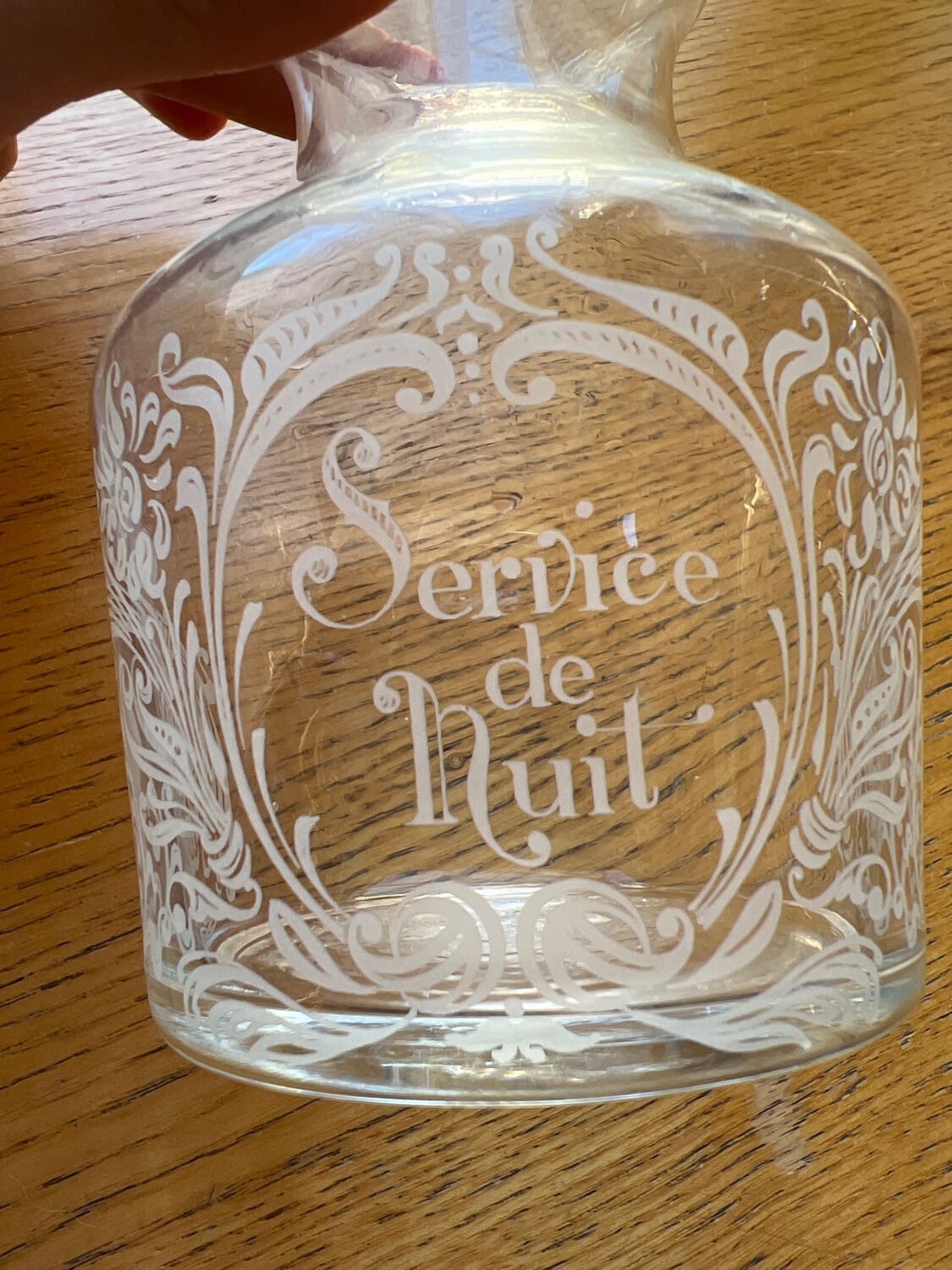 “Night service” carafe