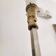 Brass and chrome floor lamp 60s
