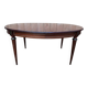 Oval dining table in Louis XVI style