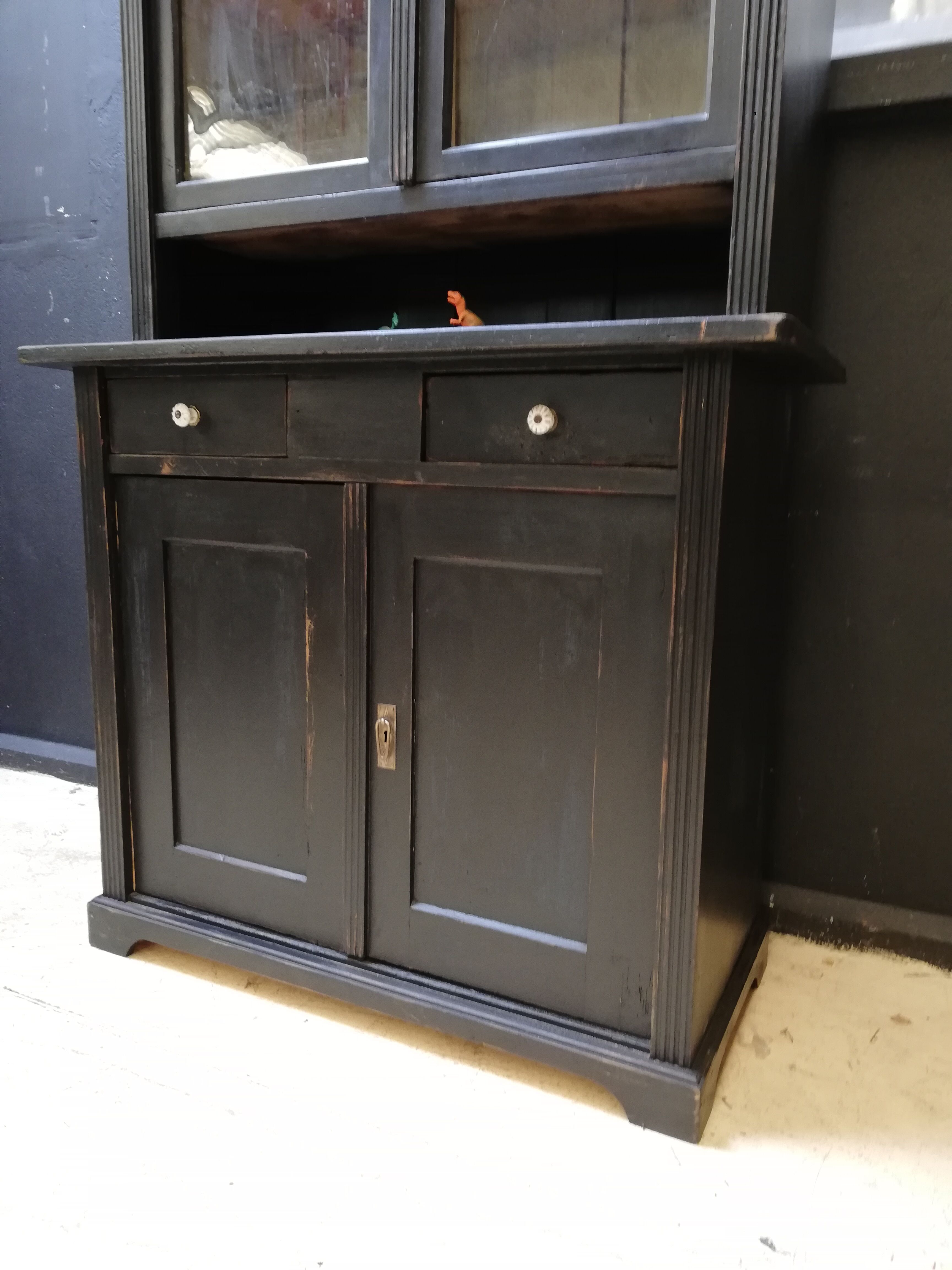 Parisian glazed buffet 2 bodies, vintage, art deco