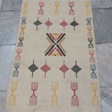Traditional handmade carpet 112x72cm