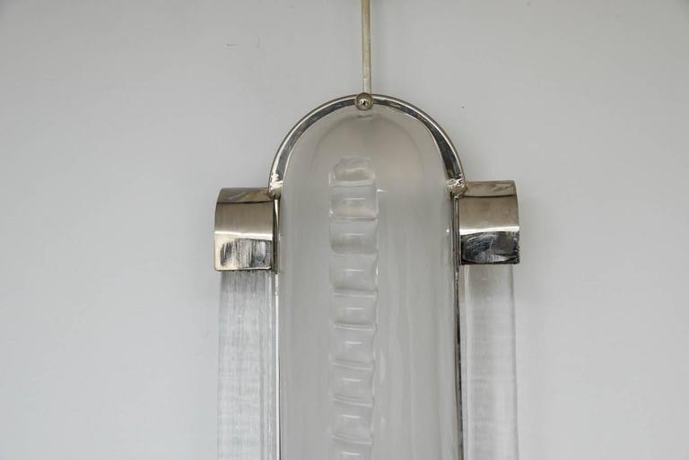 Pair of sconces in Murano glass art deco Italian style