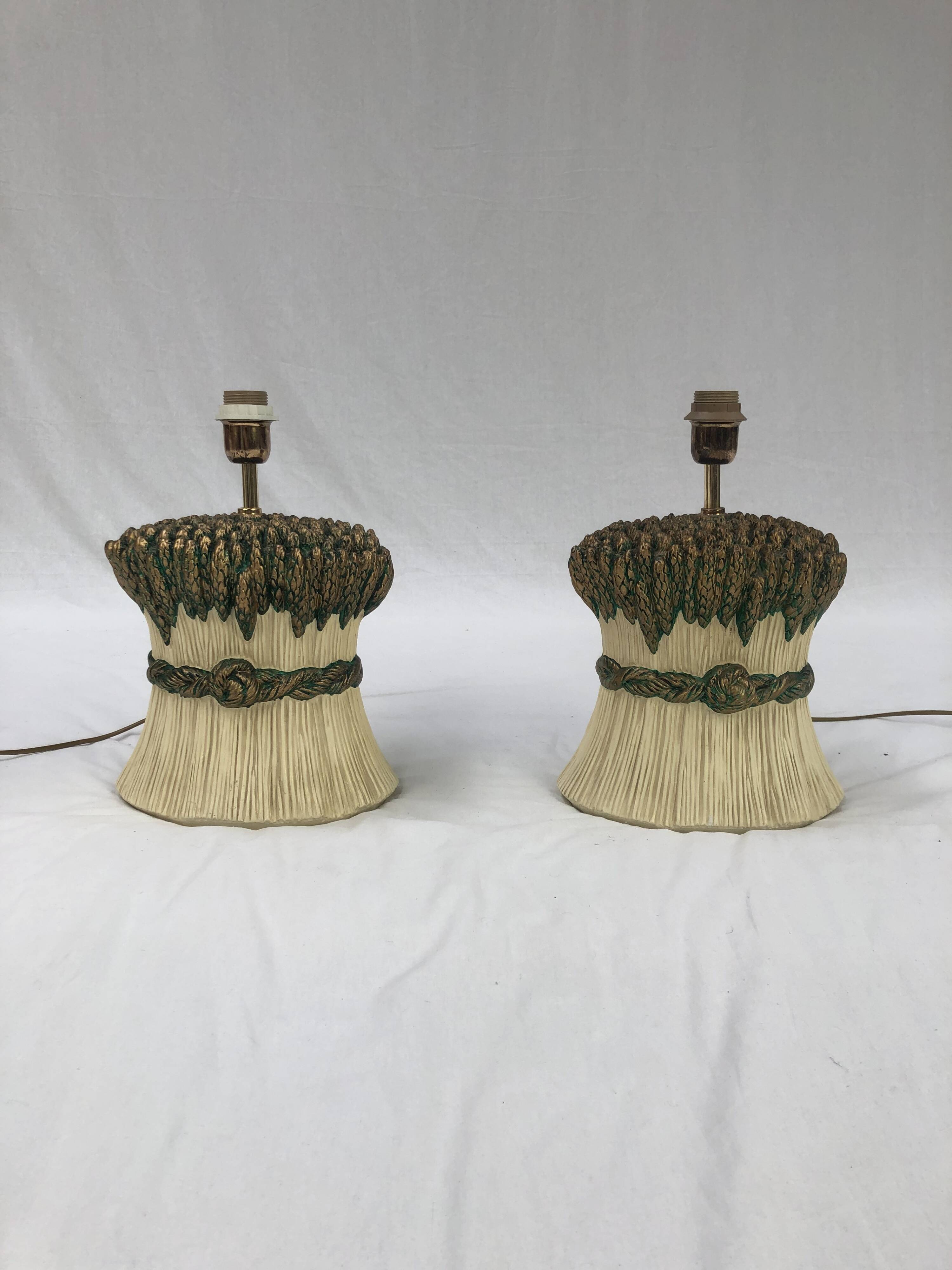 Wheat sheaf tabel lamps