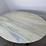 Oval marble table from the 70s