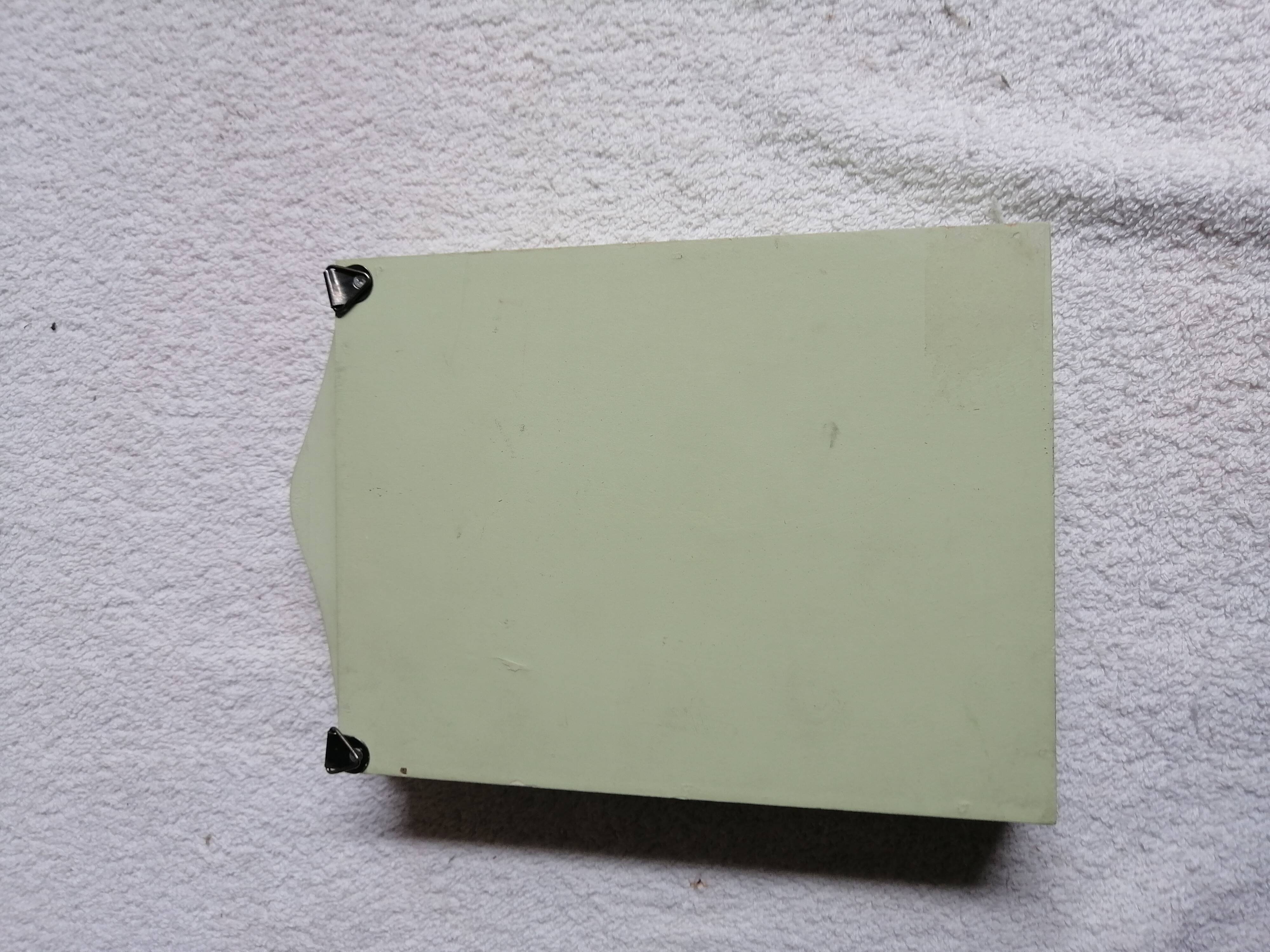 Wall-mounted wooden key box