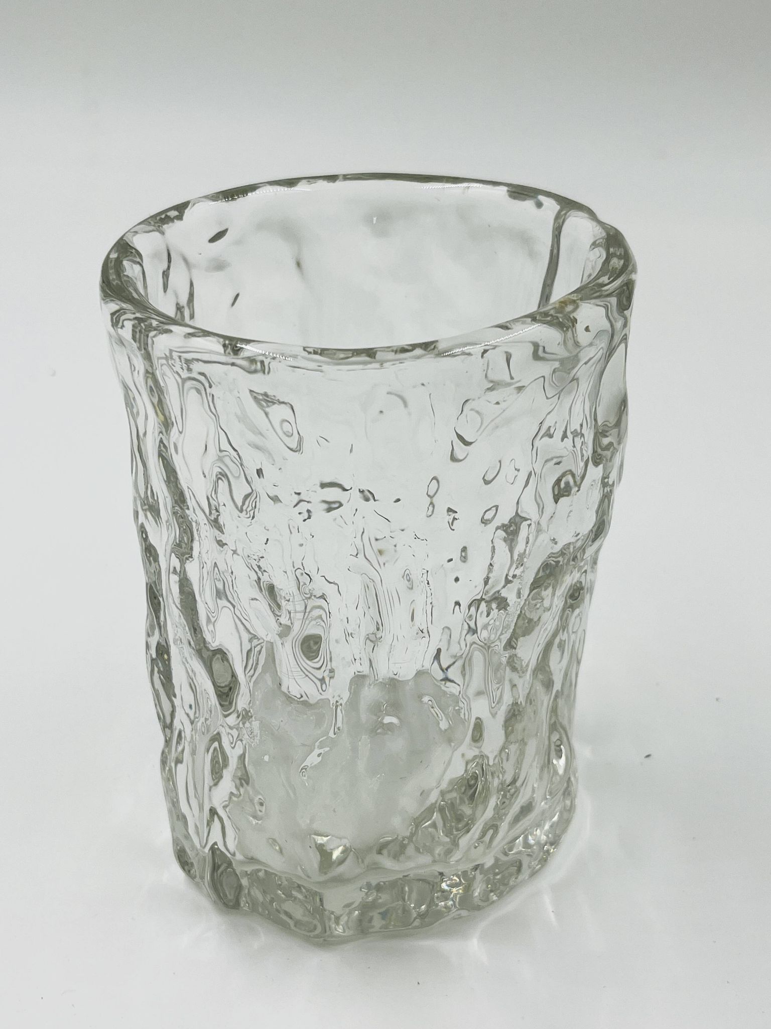 Vase Ice Glass WMF par Erich Schumann