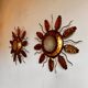 Wall light, ceiling light sun, mid-20th century