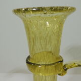 Grande verseuse vintage en verre soufflé Biot
