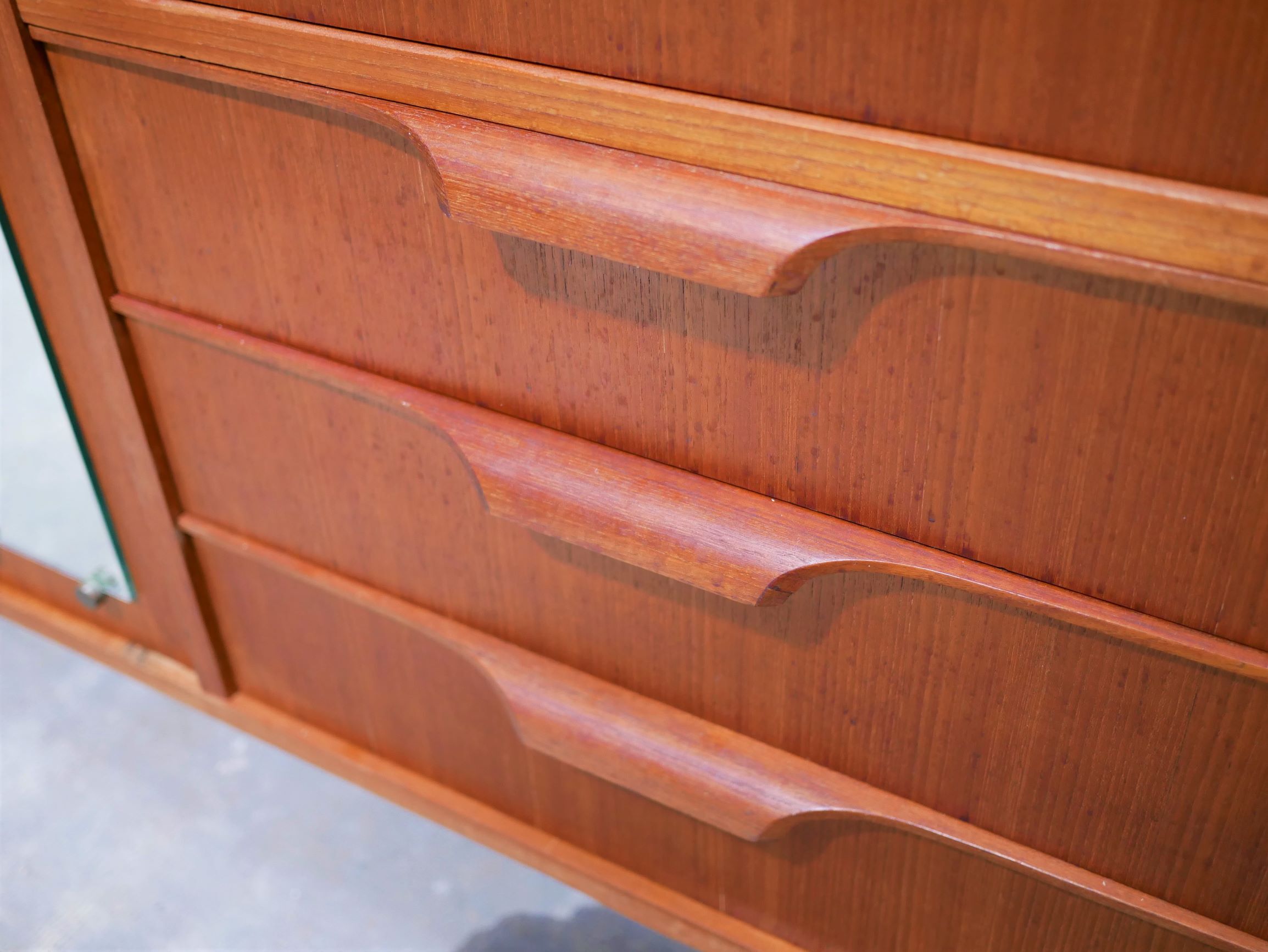 Vintage teak wardrobe