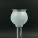 Scandinavian Space Age Minimalist Glass Vase from Bergdala, Sweden, 1970s