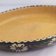 Former Alsatian gratin dish with flowers Terre De Soufflenheim