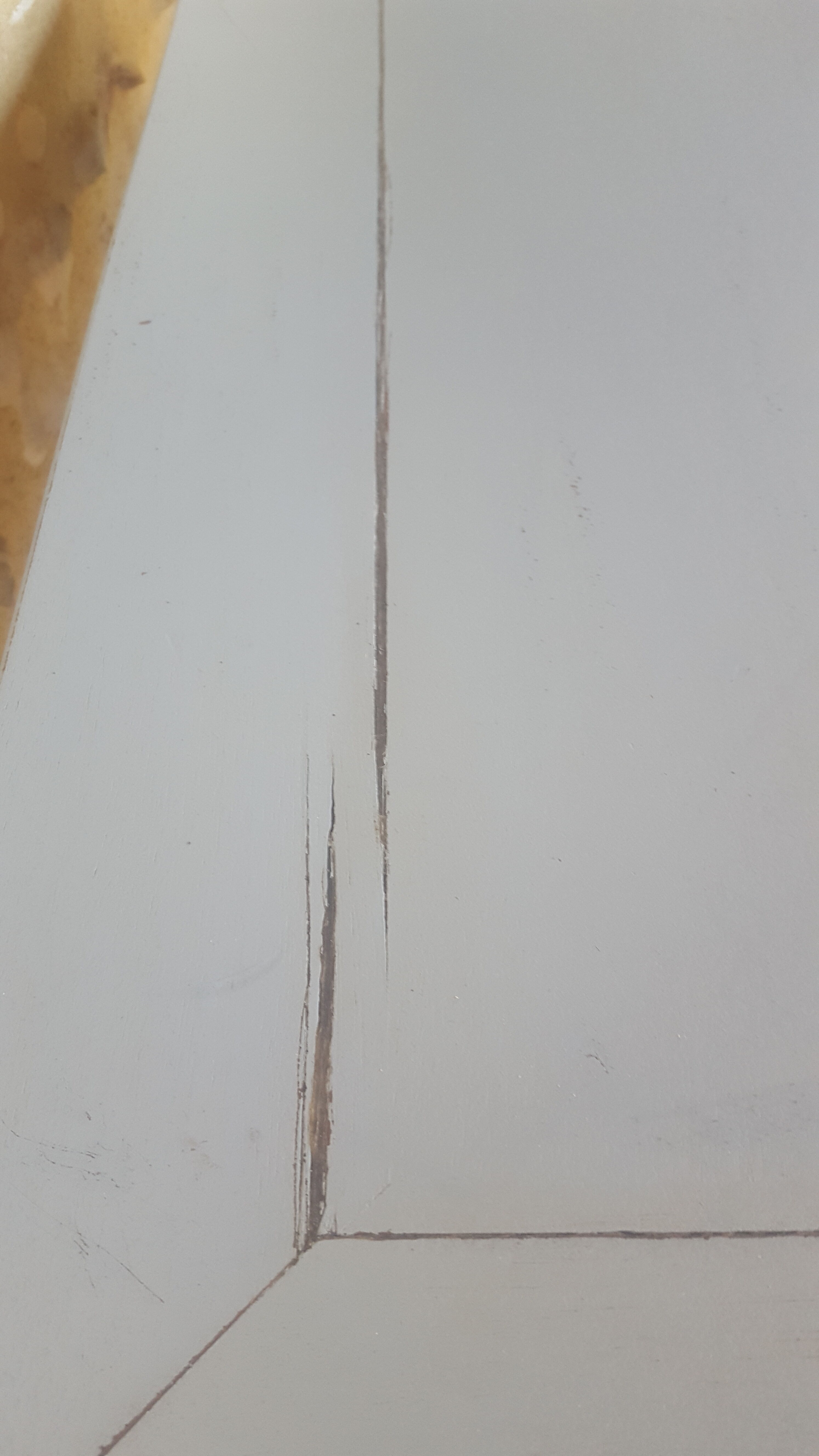 Small sky blue patina farm table