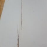 Small sky blue patina farm table