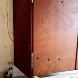 Storage cabinet on wheels, french architect's work, vintage from the 70s