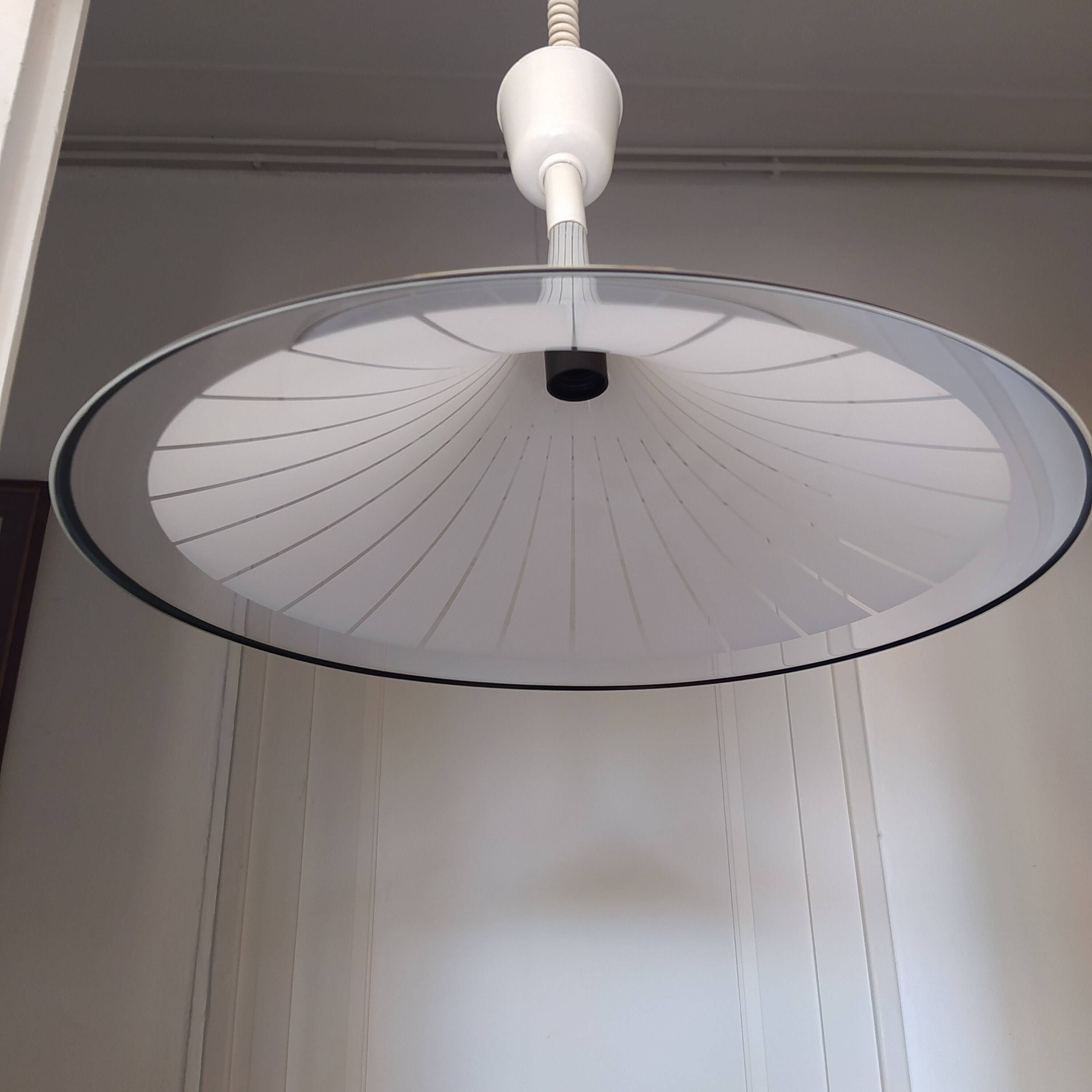 Trumpet shaped ceiling light year 1970 Silent Italy