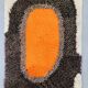 Pair of 70's wool rugs/bedside mats, Scandinavian style.