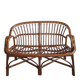 Rattan bench, 1970s