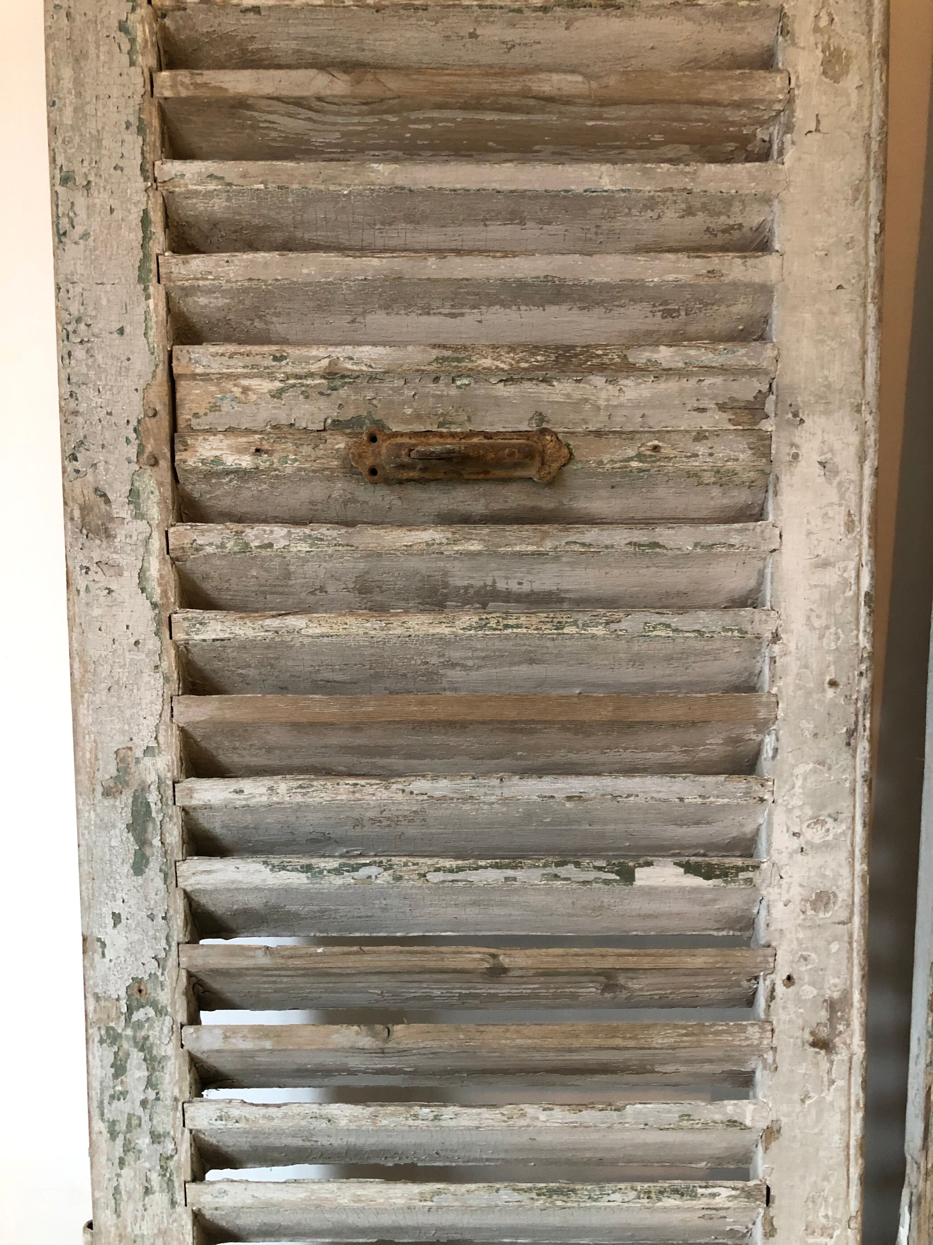 Pair of high louvers