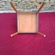Chaise scandinave hêtre et skaï