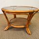 Rattan coffee table