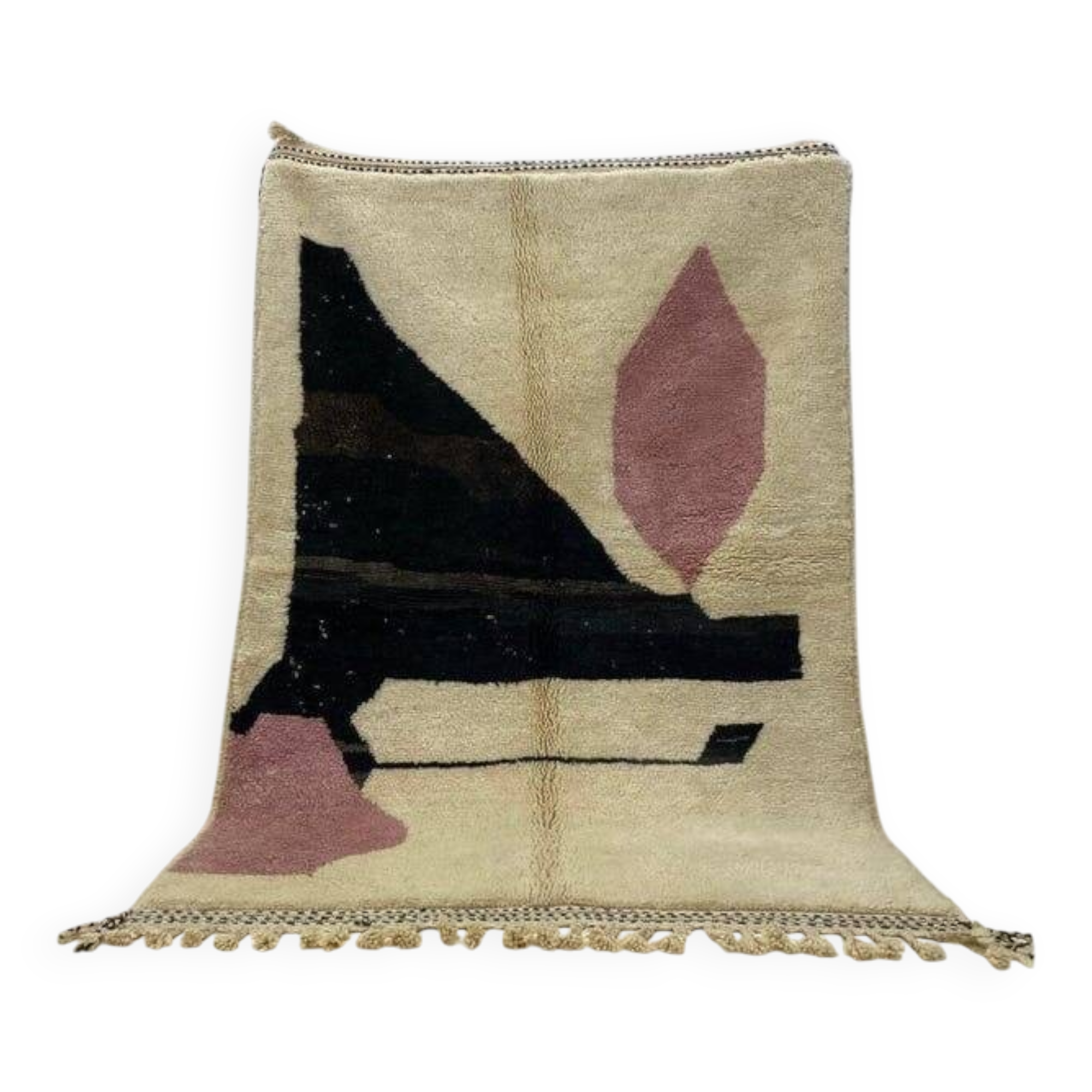 Handmade traditional Atlas Moroccan rug size 1.5/2.5 m